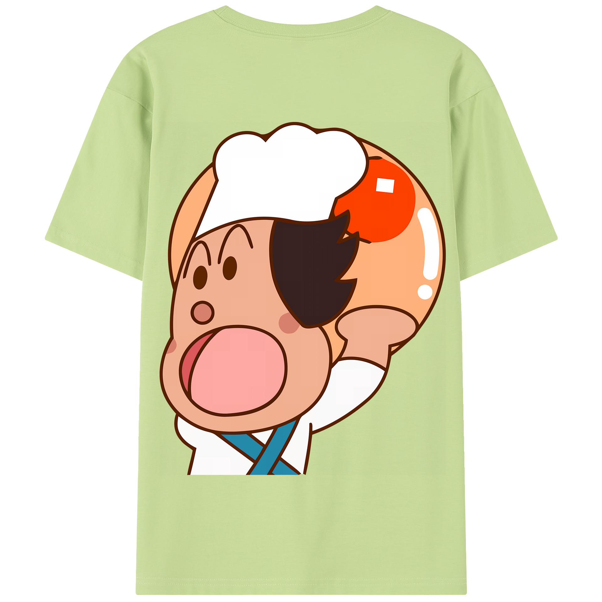 （画像用） アンパンマン Anpanman 綿100％半袖Tシャツ（背面プリント）